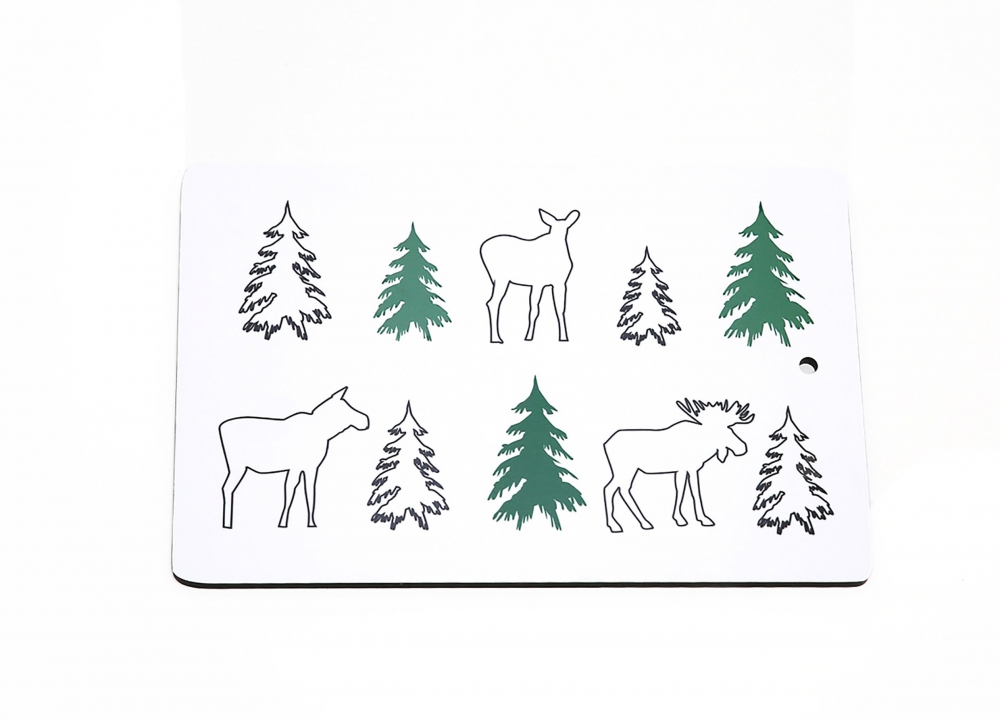 Bild 1 von Schneidebrett - Wald und Tiere - typisch schwedisches Design