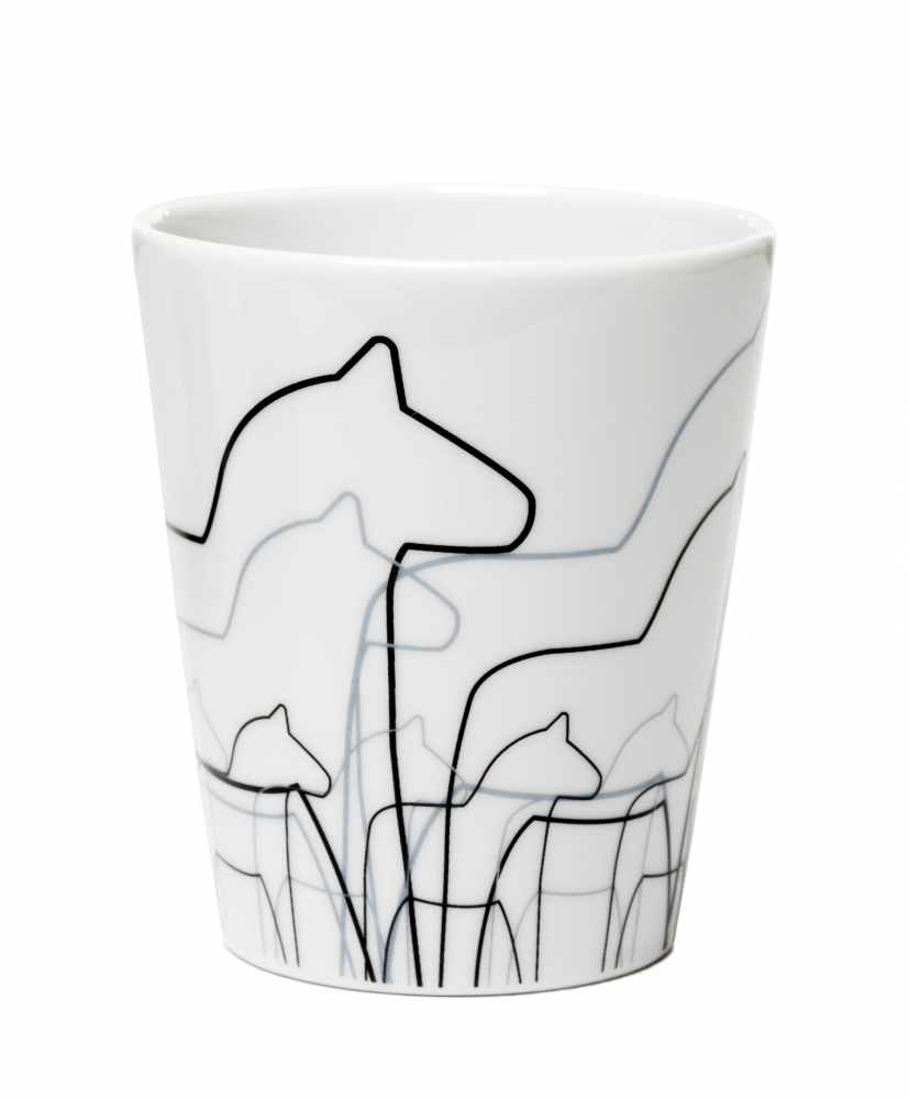 Bild 1 von Dalapferd-Becher aus Porzellan - typisch schwedisches Design