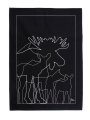Bild 2 von Geschirrtuch  Black Edition Elchfamilie - typisch schwedisches Design