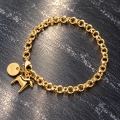 Armband mit Dalapferd Anhänger
