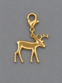 Anhänger Elch, gold