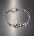 Armband Nordic Dalapferd mit kleinen Glassteinen