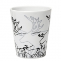 Rentier-Becher aus Porzellan  - typisches schwedisches Design
