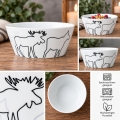 Elch-Schale aus Porzellan - typisch schwedisches Design