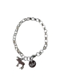 Armband Elch m. Anhänger, silber
