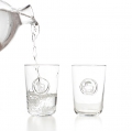 Bild 4 von Trinkglas-Rentier mit Glasmedaillon - typisch schwedisches Design